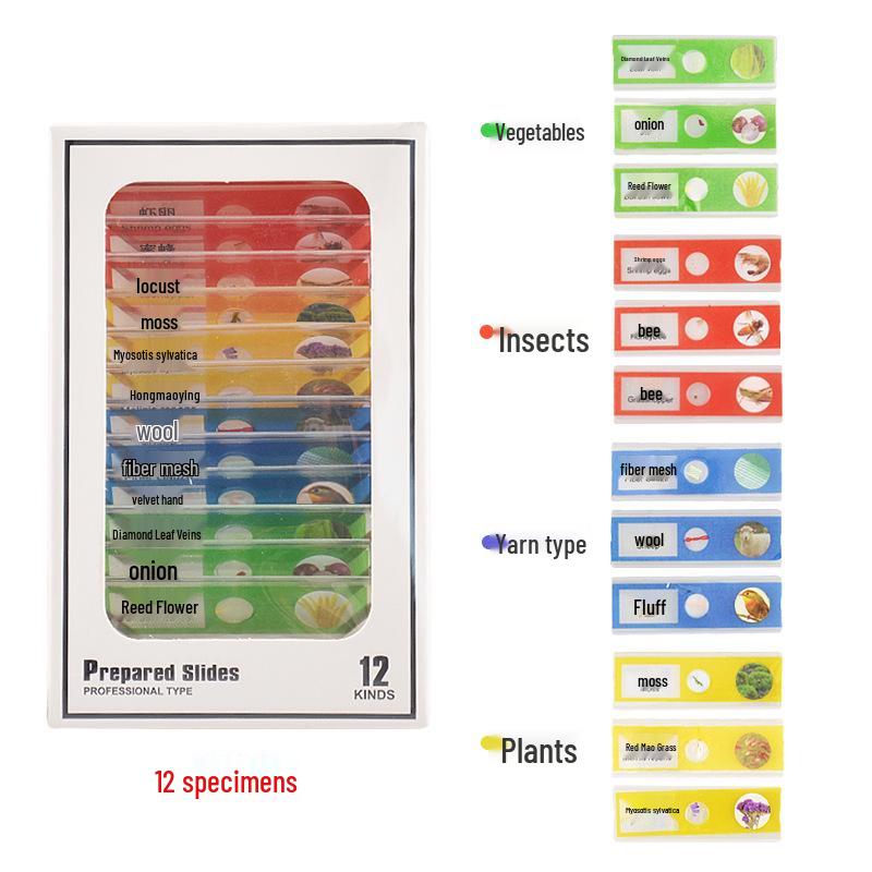 Dětský mikroskop 1200x - Vzdělávací STEM hračka pro elementární vědecký průzkum