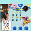 Sonic Birthday Party Decorations Set With Vibrant Banners Cake Toppers And Balloons