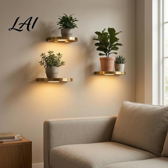 Floating Magnetic Decoration Levitating Plant Pot with LED Light Rotating Air Levitation Holder USB Powered Planter Desktop Ornament for Succulent