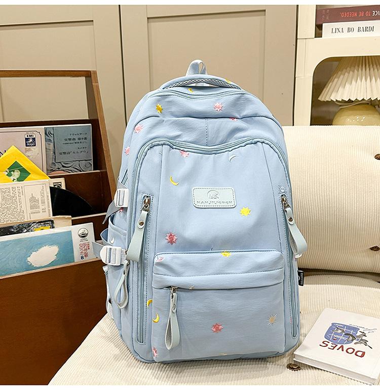 Schoolbag New Mori Large-capacity Backpack for Junior and High School Students Lightweight Women's Schoolbag Simple and Versatile Campus Backpack