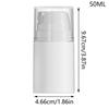 1Pcs 30/50/100Ml Portable Travel Empty Airless Pump Jar Cream Dispenser Refillable Leak Proof Cosmetic Bottle Storage Container