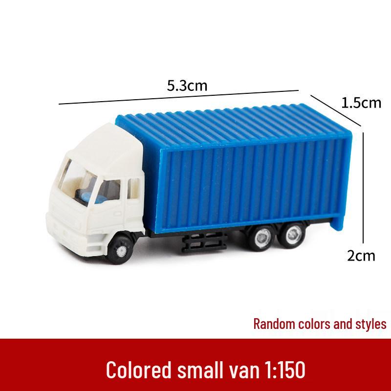 Multiscale DIY Colorful Plastic Model Cars for Sand Table