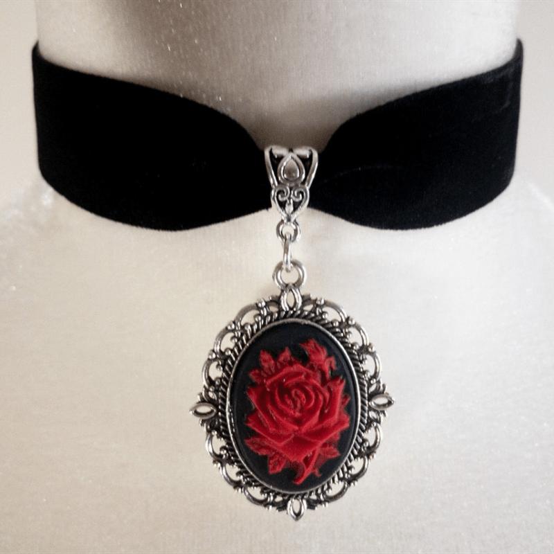 

Бархатная подвеска в виде капли воды, ожерелье-воротник с цветком, ожерелье с темпераментом