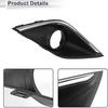 Front Right Fog Light Grill for Mitsubishi Outlander 2016-2019 Front Lower Bumper Fog Light Cover Inserts ABS 1 Pc