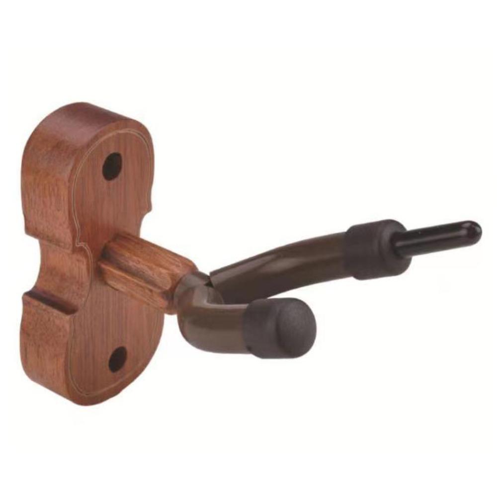 Wood Base Wall Mounted Violin Hook Hanger Violin Holder with Bows Hook Violin Hanger Hook  Erhu