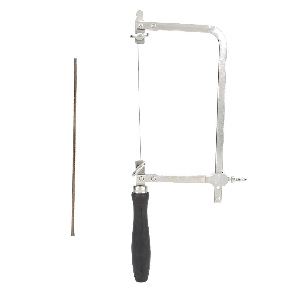 Portable U Shape Hacksaw Saw Bow Frame DIY Jewelry Making Cutting Tool with Saw Blade