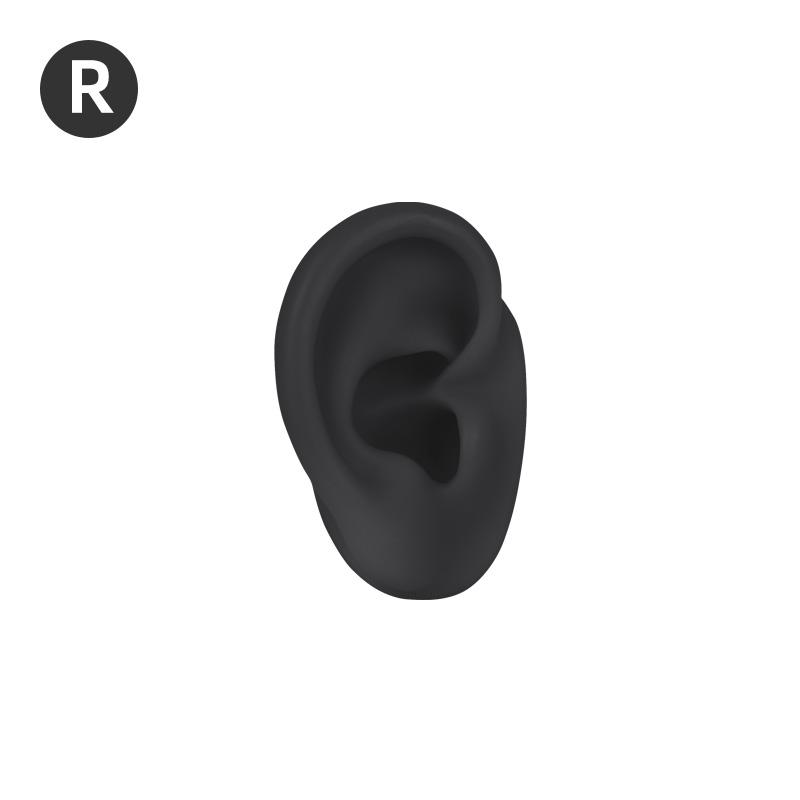 Realistic 3D Silicone Ear Model 1:1 Human Size Ear for Ear Piercing Practice Tattoo Training Display Props Tattoo Tools