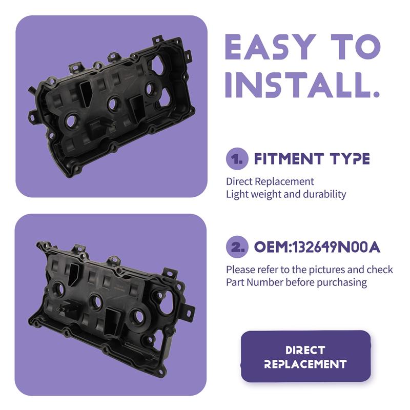 A03Z-Cylinder Head Cap 132649N00A Engine Valve Cover 13264-9N00A For Nissan Altima Maxima Murano Infiniti QX60 3.5L V6 14-17