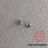 Fermoirs d'oreilles papillon en argent sterling S925 pour bijoux féminins