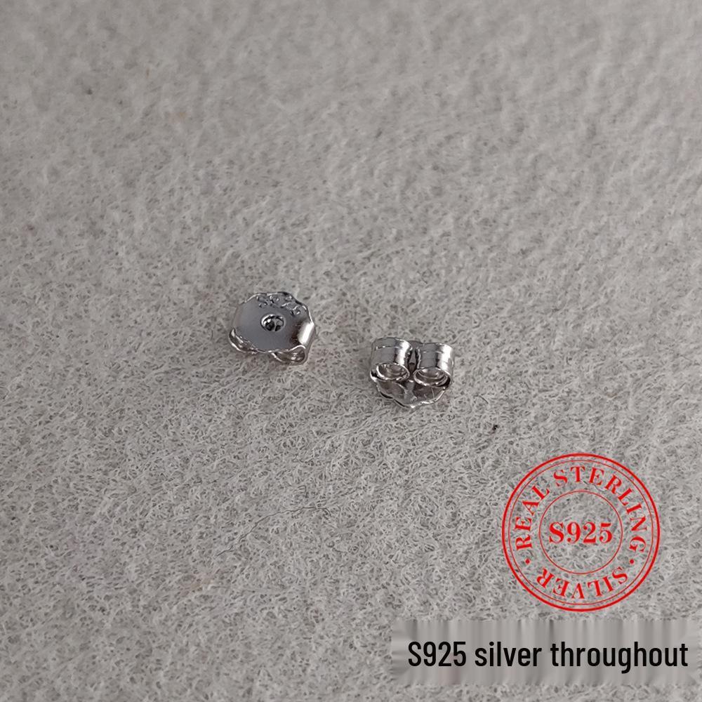 Стерлинговое серебро S925 Застежки-бабочки для женских украшений