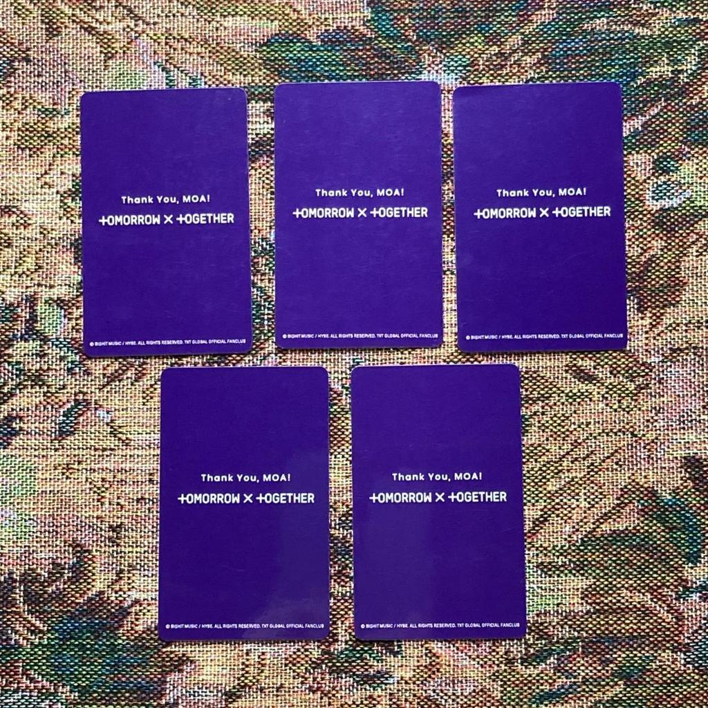 [USED] 2024 TXT MOA membership survey winners: 5 trading cards