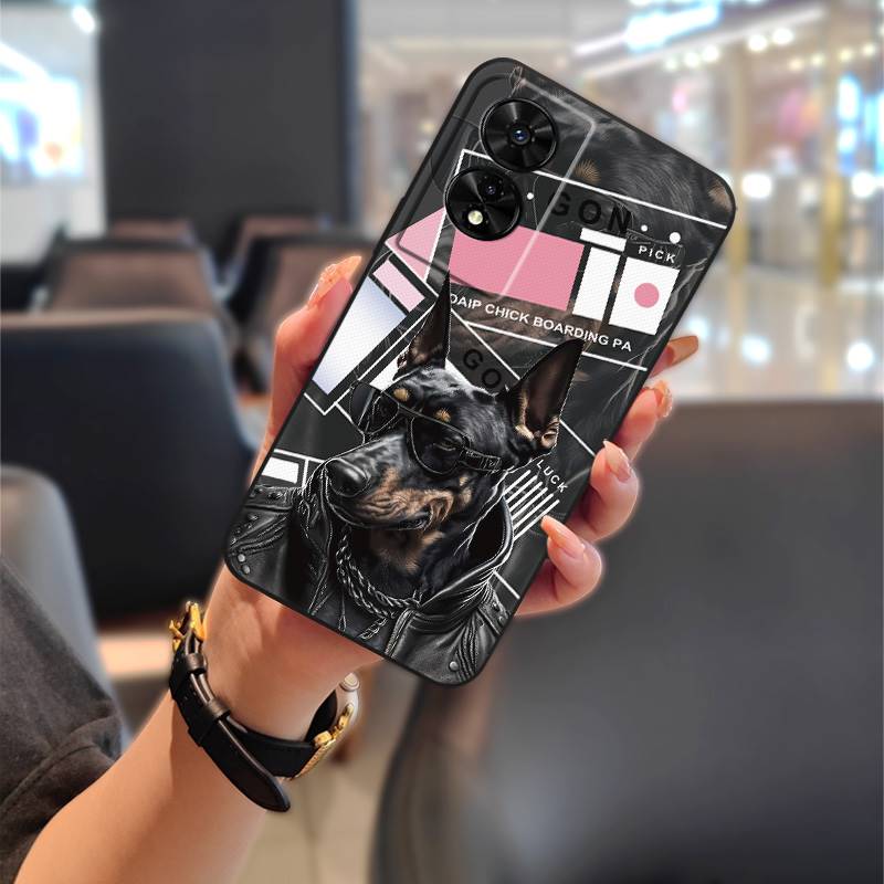 Protective Cute Phone Case For TCL 505/T509K/T5094 Fashion Design Back Cover Anti-knock Durable Silicone Full wrap TPU
