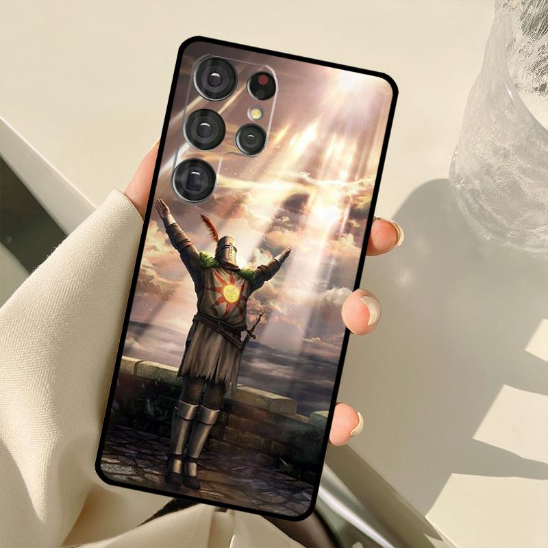 Praise the Sun Dark Souls For Samsung Galaxy S23 S22 Ultra S21 S20 FE S8 S9 S10 Note 10 Plus Note 20 Ultra Phone Case