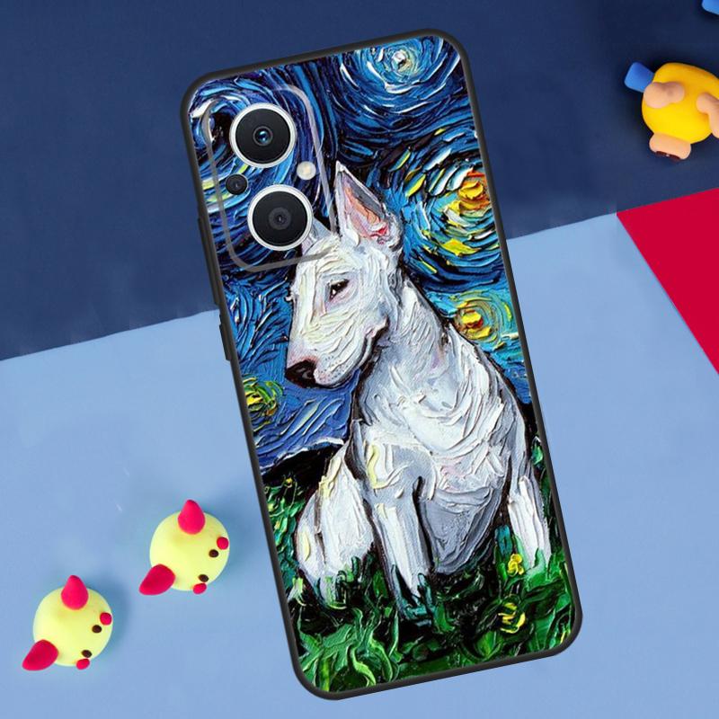 Bullterrier Bull Terrier Dog For OPPO Reno 14F 13F 12F 11F 10 11 12 13 14 Pro 8T 7 8 Lite OPPO Find X6 X5 X8 X9 Pro Case