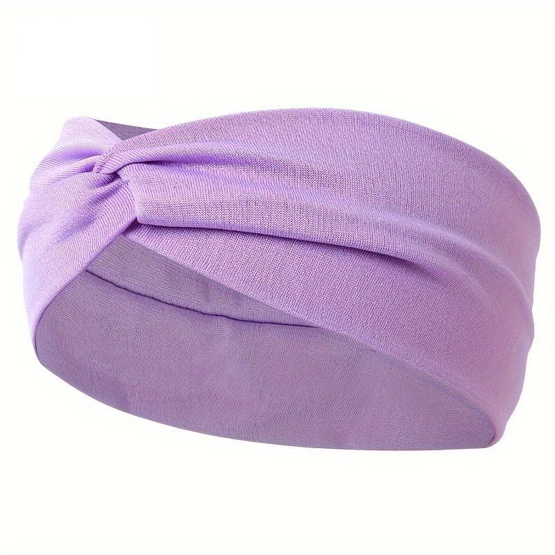 Bandeau Croisé de Sport pour Femme pour Maquillage, Yoga et Lavage du Visage