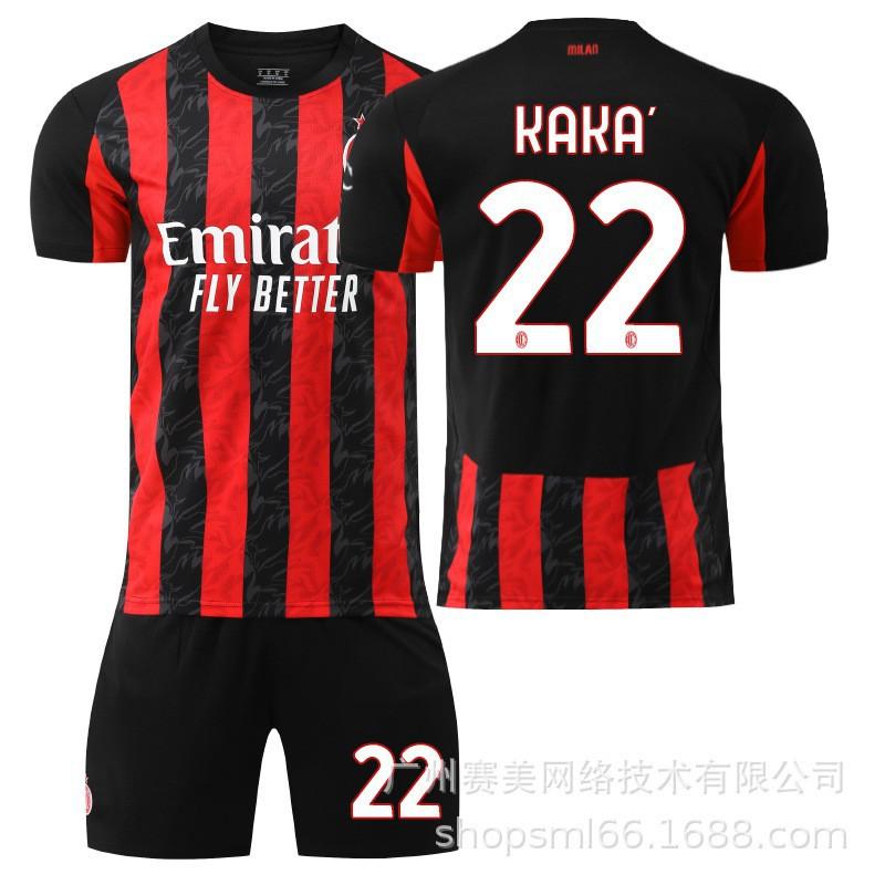 2526AC Milan Home Football Uniforms 10 Leo Shirts 79 Filly 11 Ibrahimovic No. 14 Modric Kaka