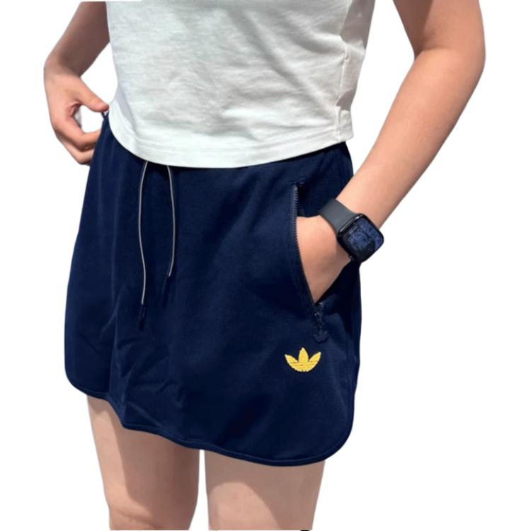 adidas Originals Casual Short Skirts Women's Marine Blue JI7484