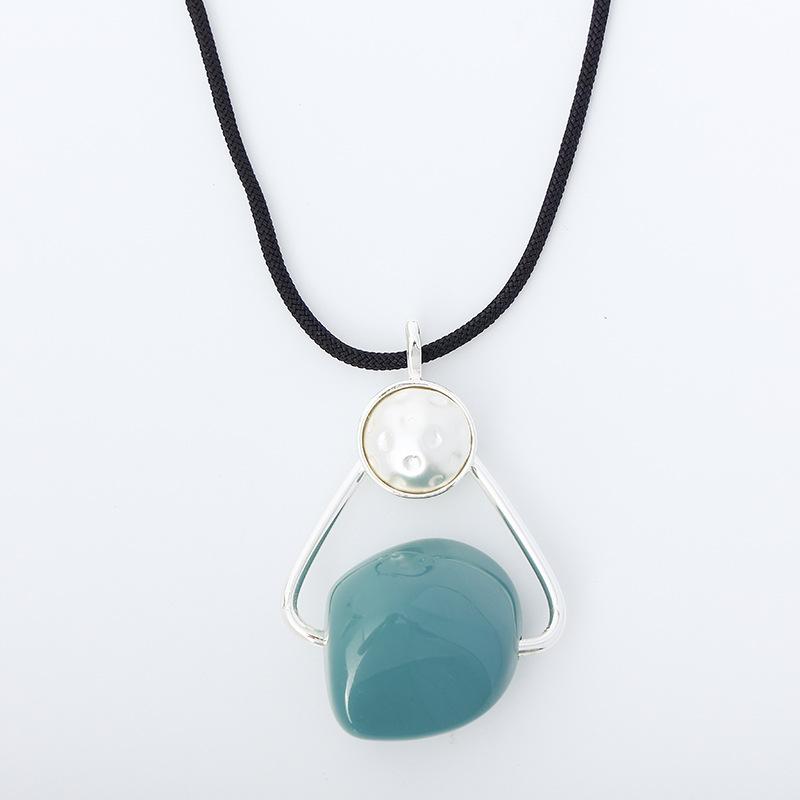 Premium Ethnic Style Popular Jewelry Long Resin Necklace Sweater Chain