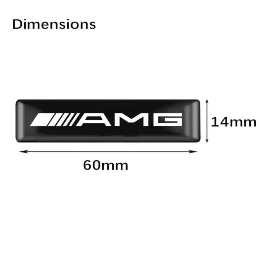 AMG 3D Epoxy Emblem Car Interior Stickers Decoration For Mercedes Benz AMG A B C E G CLA GLA W211 W212 W214 W205 W203 W204W206 PG1
