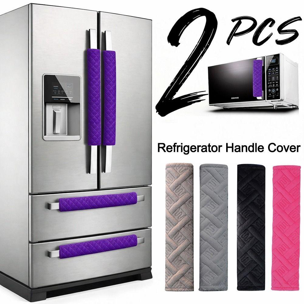 Washable Oven Door Handle Cover Plush Appliance Handle Covers Microwave Oven Mitts  Home Decors