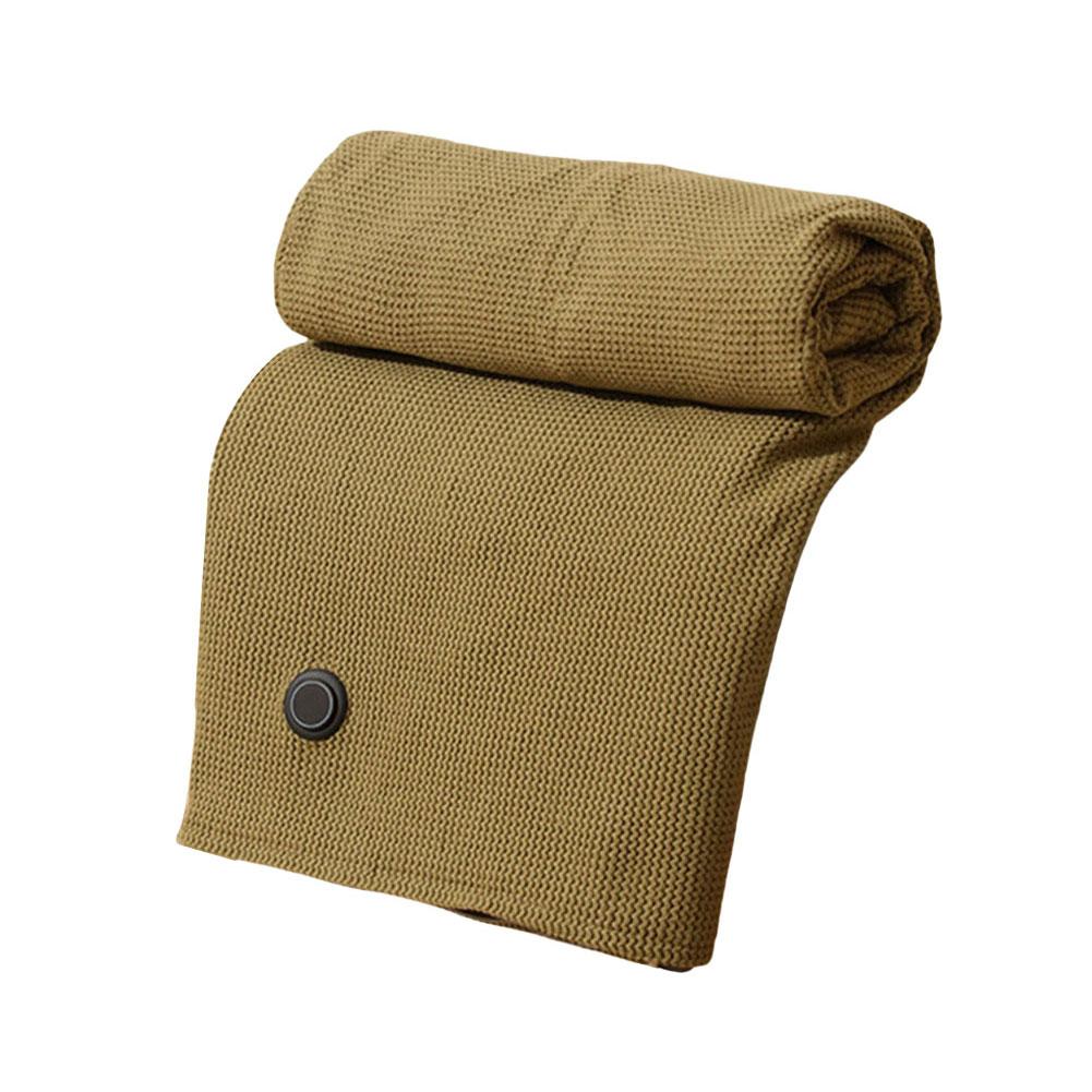 USB Electric Heated Blanket 3 Heating Levels Fleece Heated Blanket Portable Heated Blanket Cape for Household and Office