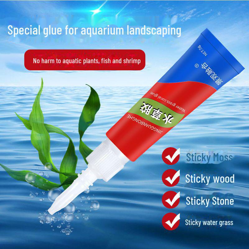 

«Водостойкий быстросохнущий клей для озеленения аквариумов» 5g-1 piece Upgraded version