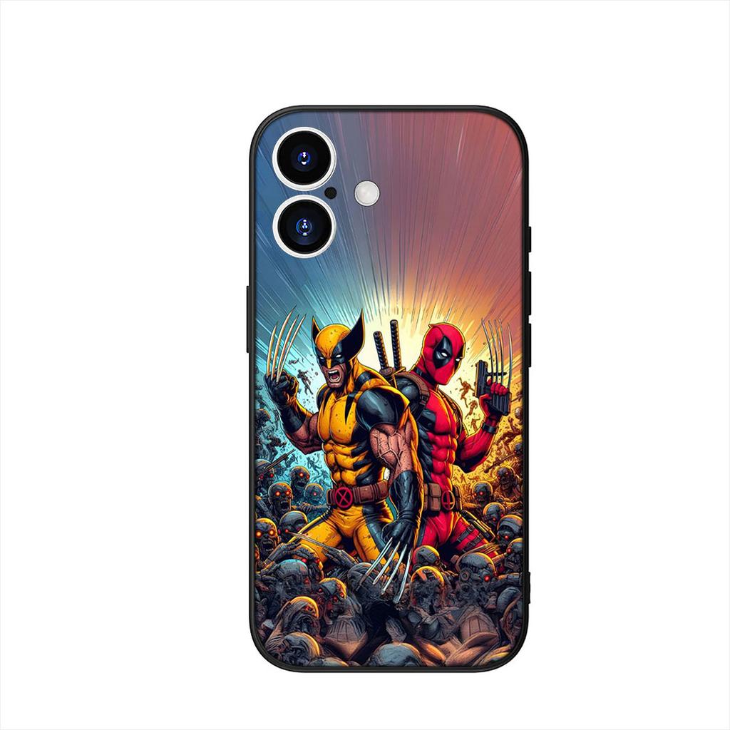 Marvel Deadpool Wolverine Phone Case for Motorola Moto Edge 70 60 Fusion 40 NEO 20 Pro G Stylus G56 G96 G71 G73 G41 G42 G51 G52