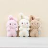 Pendant Rabbit Plush Cartoon Flower Rabbit Bag Hanging Decoration Keychain