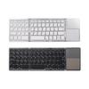 Wireless BT Keyboard Folding Keyboard Portable Ultra Slim BT Keyboard with Touchpad for