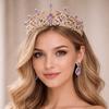 Elegant Baroque Crystal Crown Gorgeous Luxury Crystal Tiara  Gorgeous Accessories