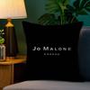 JJo MMalone LLOGO Pillow Case Plush Fabric Soft Double Sided Print Sofa Cushion Cover Throw Pillow Covers