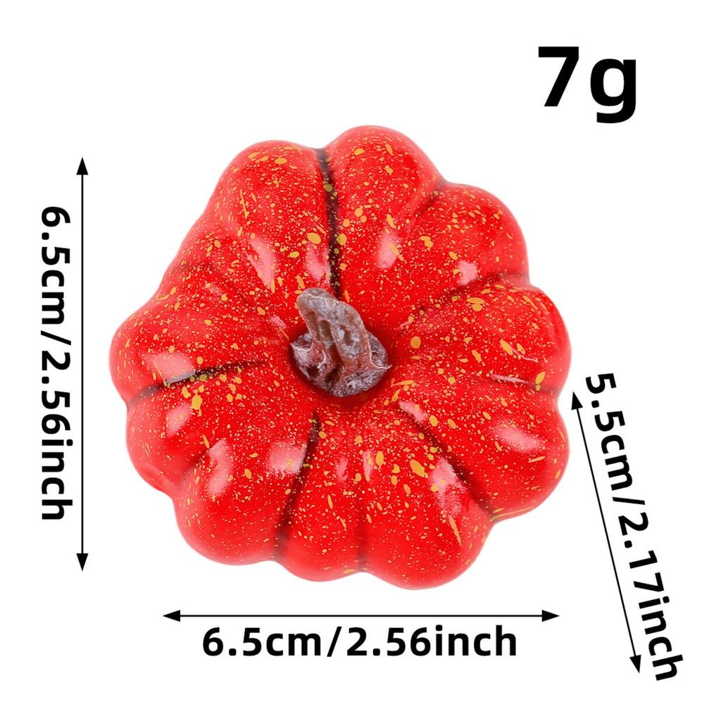 Simulation Vegetables Halloween Harvests Foam Pumpkin Restaurant Window Decorations Thanksgiving Photo Props