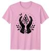 Witchy Hands Plant Triangle Celestial Moon Magic TShirt