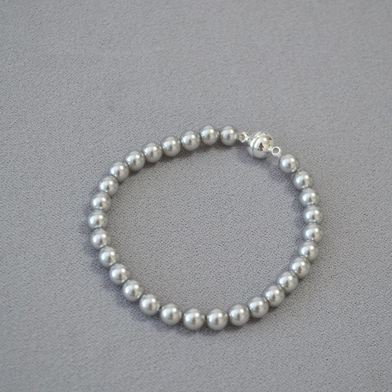 Элегантное французское жемчужное магнитное ожерелье и цепочка для свитера для женщин