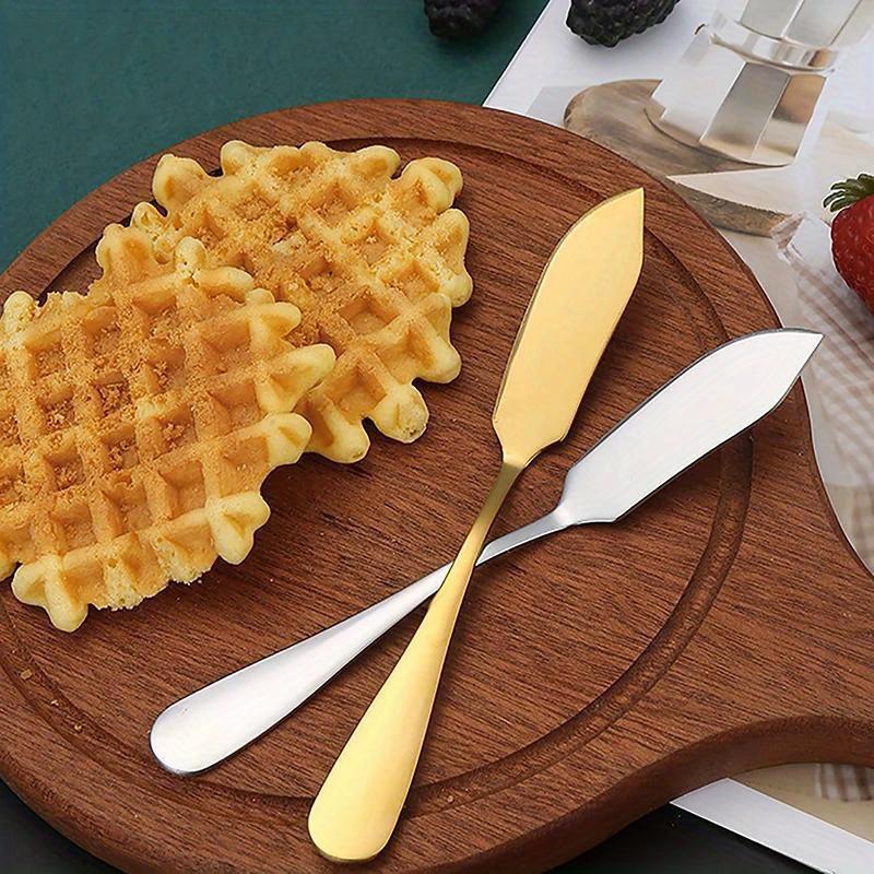 Stainless Steel Butter Cheese Dessert Jam Table-knife Spreaders Breakfast Cutlery Tool Tableware Kitchen Supplies 6