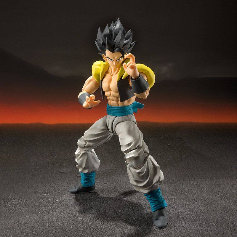 16cm Dragon Ball Super Saiyan Blue Gogeta Action Figure Articulated Joint Anime Model Collectible Toy Desktop Ornament Boy Gifts
