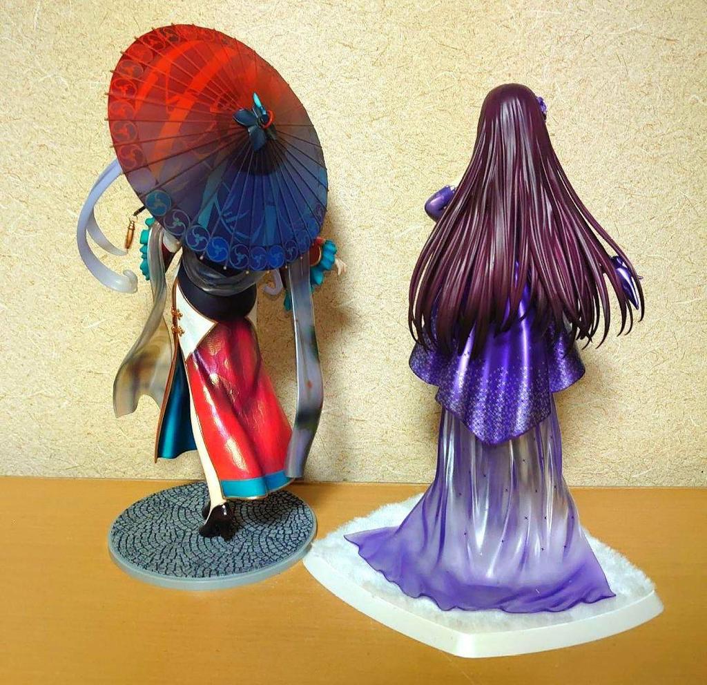 [USED] FGO Archer Tomoe Gozen Heroic Spirit Travel Outfit Lancer Scathach Heroic Spirit Formal Outfit 1/7