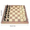 Chessboard Solid Wooden International Chess Foldable International Chess Set  Parent-child Game