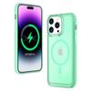 For iPhone 16 Pro Back Cover Skin Touch Frosted Translucent Magnetic Phone Case