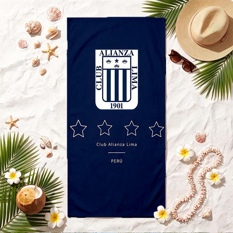 Alianza Lima Soft Beach Towel Stylish Beach Pool Towel for Summer Seaside Vacation Travel