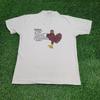 Vintage 90s Virginia Tech Hokies White Graphic Slogan Unisex T-Shirt