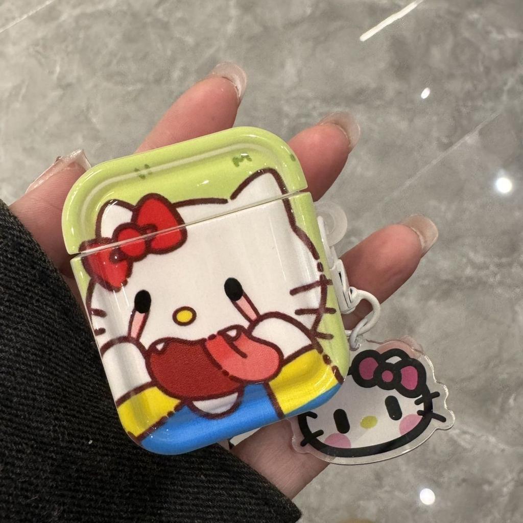 Fun grimace kt cat suitable for AirPods1st generation Apple earphone case AirPodspro1 Bluetooth protective case 1st generation