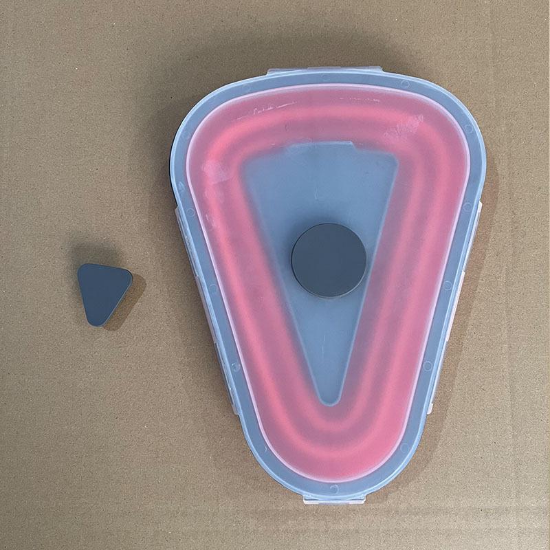 Silicone Pizza Folding Box Sandwich Food Storage Container Collapsible Lunch Box