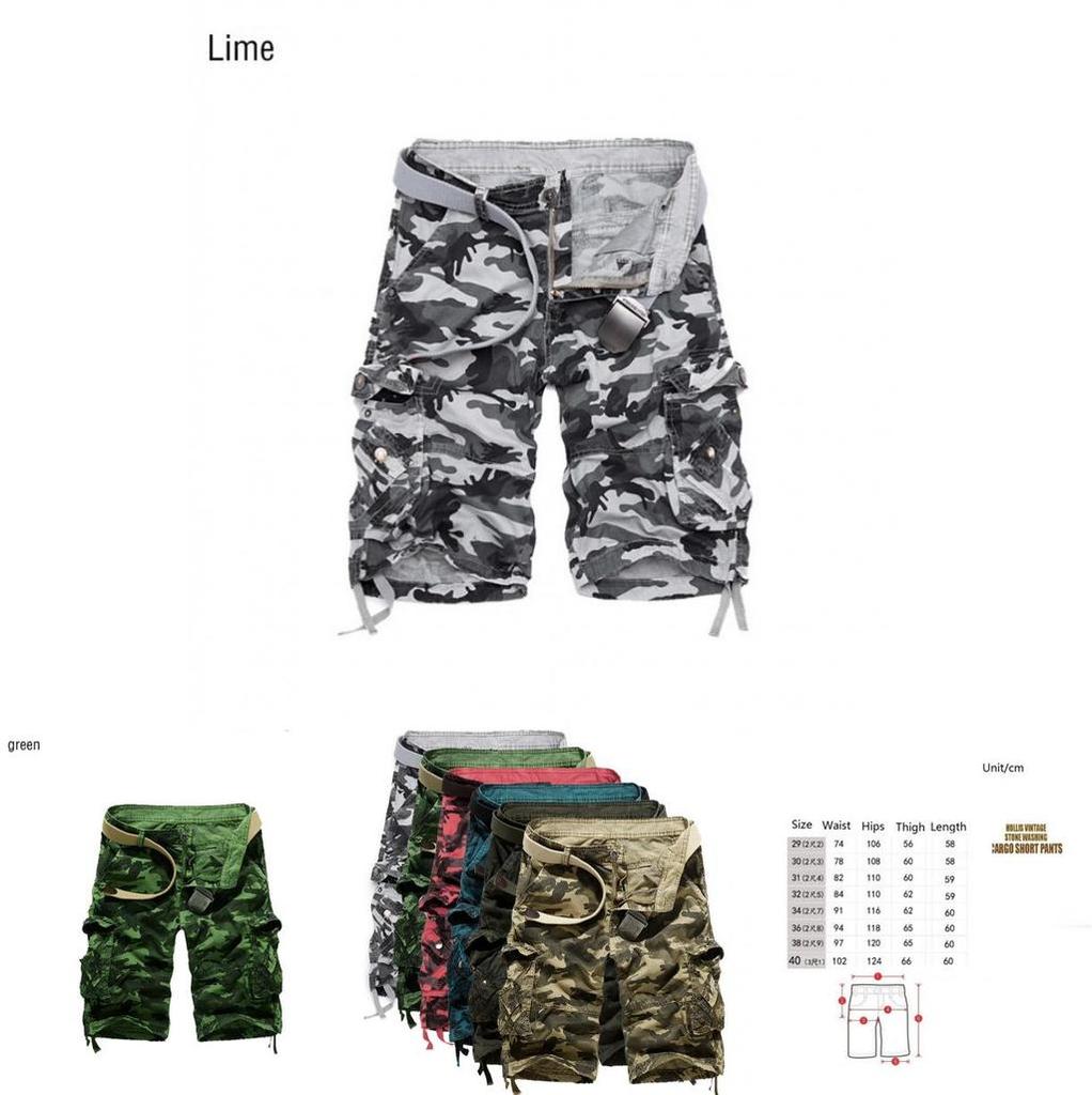 Premium Quality Men Sport Camouflage Cargo Shorts With Military Combat Design
