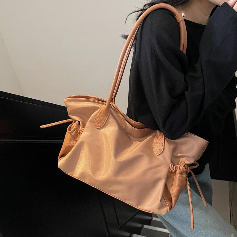 Cloth Ins Style Large Capacity Daily Simple 2025 New Casual Fashion Versatile Student Tote Bag