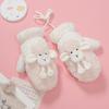Cartoon Sheep Gloves Cute Lined Plush Animal Mittens Stage Performance Gloves