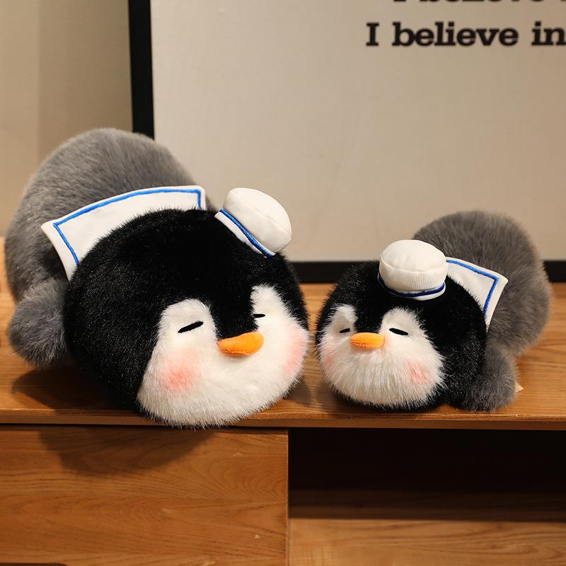 Plush Penguin Navy Toys Pp Cotton Stuffed Marine Animal Dolls Gift Kids For