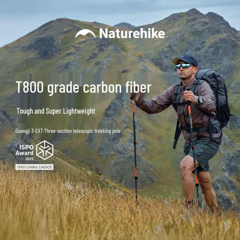 Naturehike Guangji 3EXT T800 Carbon Fiber Trekking Pole