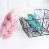 Bath Exfoliate Puff Super Soft Rich Foam Quick Drying Reusable Lanyard Design Non-fading Stretchable Exfoliating Bath Loofah Sponge Mesh Bathroom