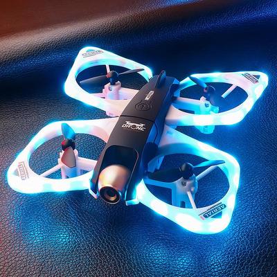 8K Dual Camera Mini Drone with Colorful Lights and HD Aerial Photography